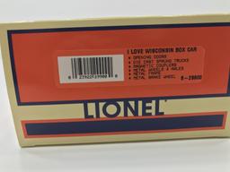 Lionel I Love Wisconsin Box Car 6-29900