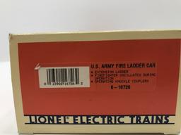 Lionel U.S. Army Fire Ladder Car 6-1676