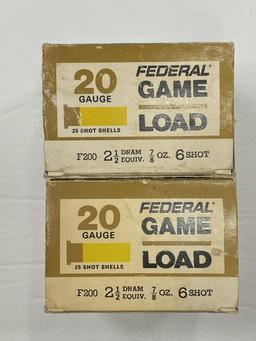 Federal 20 Gauge Game Load