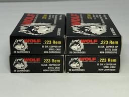 Wolf Performance Ammo .223 Rem 55 GR. Copper HP