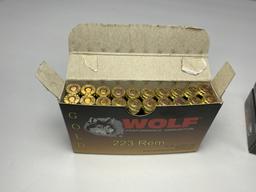Wolf Performance Ammo Gold .223 Rem 55 GR. Copper FMJ