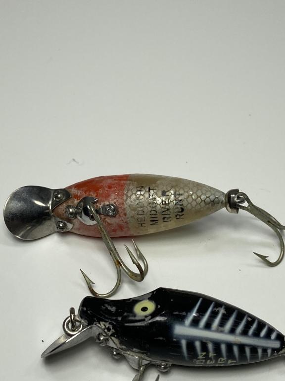 (2) Heddon 9010-RH/XBW Midget Lures