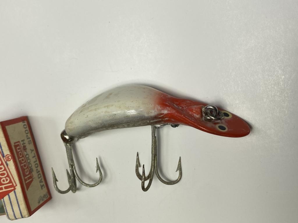 (2) Heddon 9000-RH/YCD Tadpolly Spook