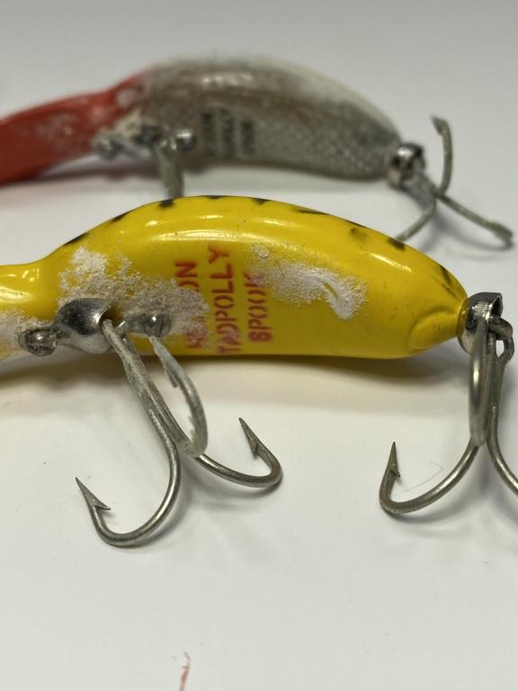 (2) Heddon 9000-RH/YCD Tadpolly Spook