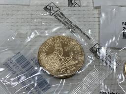 (6) Sacagawea Dollar Coins