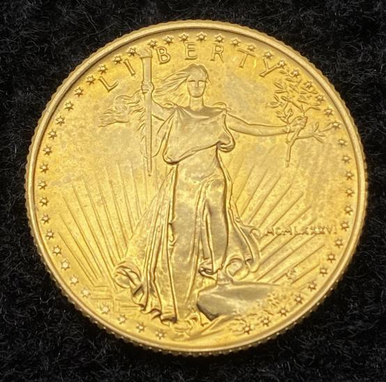 1986 Gold Eagle 1/4 oz Fine Gold $10 Coin