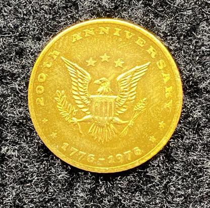 America's Bicentennial Solid Gold Commemorative Medal