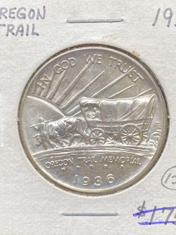 1936 Oregon Trail Memorial Half Dollar