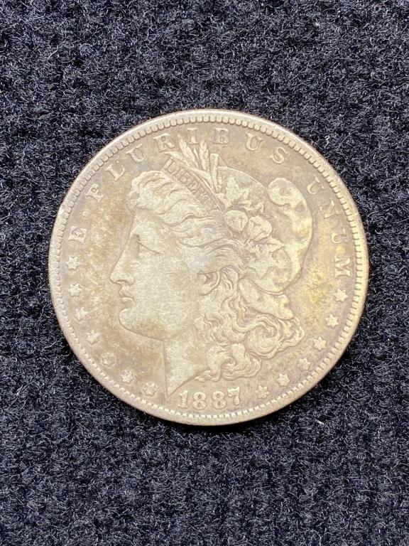 1887 Morgan Dollar