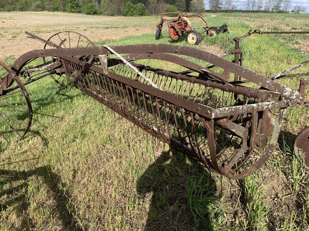 Steel Wheel Rake Without Seat