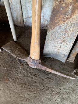 Shovels, Pick Axe, Auger Bit & Other Hand Tools