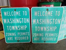 Washington Township Signs 18"x24"