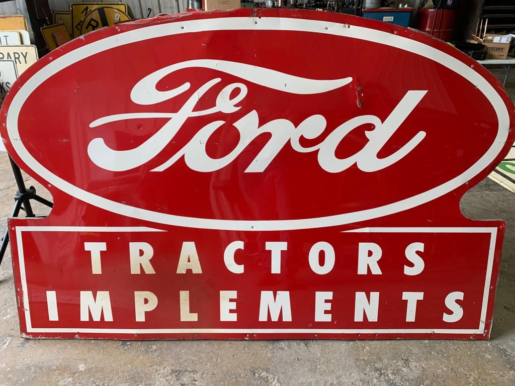 Ford Tractors Implement Sign 71"x 47"