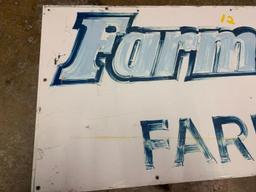 Farmer Center Equipment Metal Sign 10' 6" X 22"