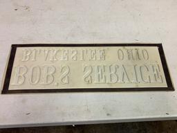 Bob's Service Magnetic Sign 24"x7"