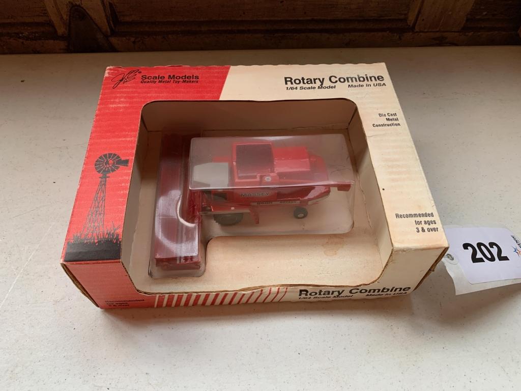 Massey 8590 Rotary Combine in Box