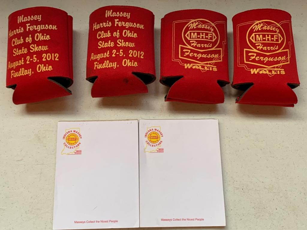 Massey Harris Ferguson Can Coozies & Collector Pads