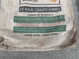 DeKalb Seed Corn Sack Black & Green Label