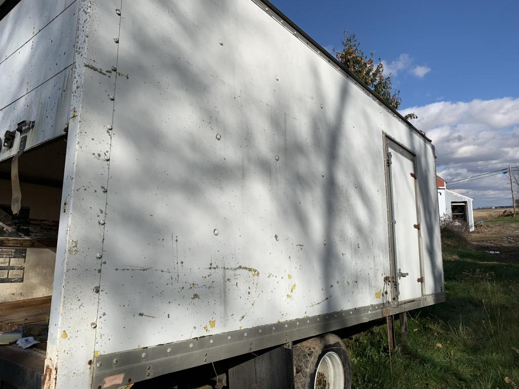 Cargo Box on Single Axle Frame 8' x 8' x 20'