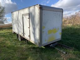 Cargo Box on Single Axle Frame 8' x 8' x 20'