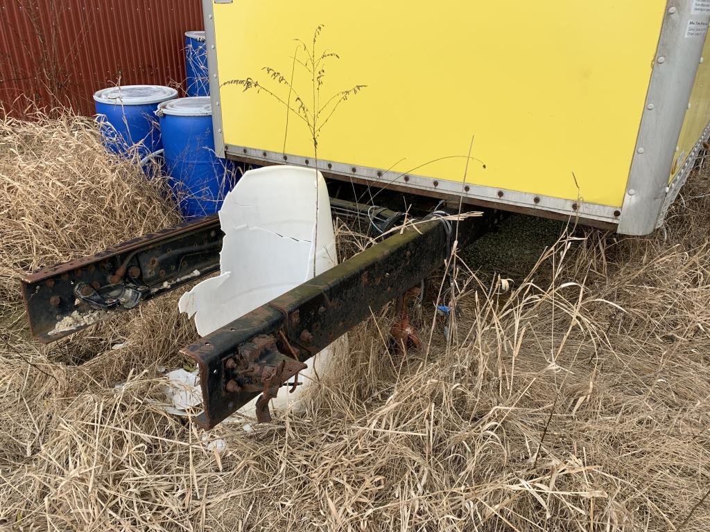 Cargo Box on Single Axle Frame 8' x 8' x 24'