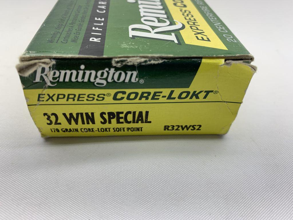 Remington Exp. Rifle Cartridges 32 WIN Special
