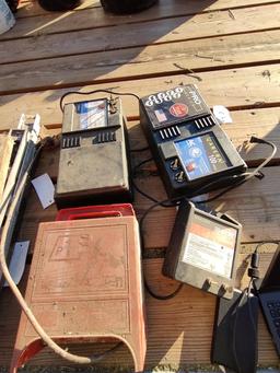 4 Fence Chargers Condition Unknown