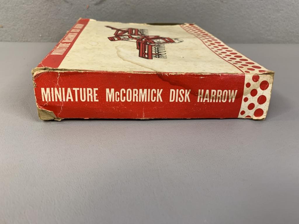 McCormick Miniature Disc Harrow, Eska Company