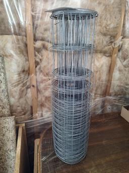 Roll of woven wire, 24" tall