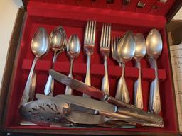 WM. A. Rogers Silverware Set & Serving Pieces