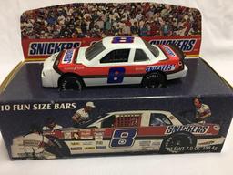 Snickers collectible NASCAR car with collectible box