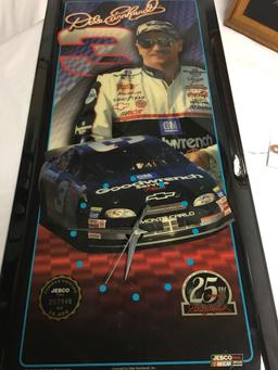 Jebco Limited edition Dale Earnhardt Sr wall clock 25th anniversary edition with framed photo