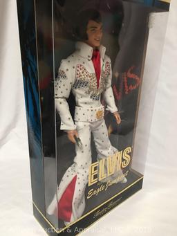 Elvis Presley collector edition Timeless Treasures from Mattel featuring white eagle jumpsuit N.I.B