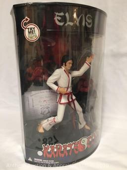 Elvis Presley enterprises Karate Elvis collector figure with push button light up feature new in box