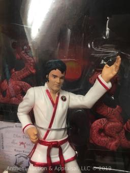 Elvis Presley enterprises Karate Elvis collector figure with push button light up feature new in box