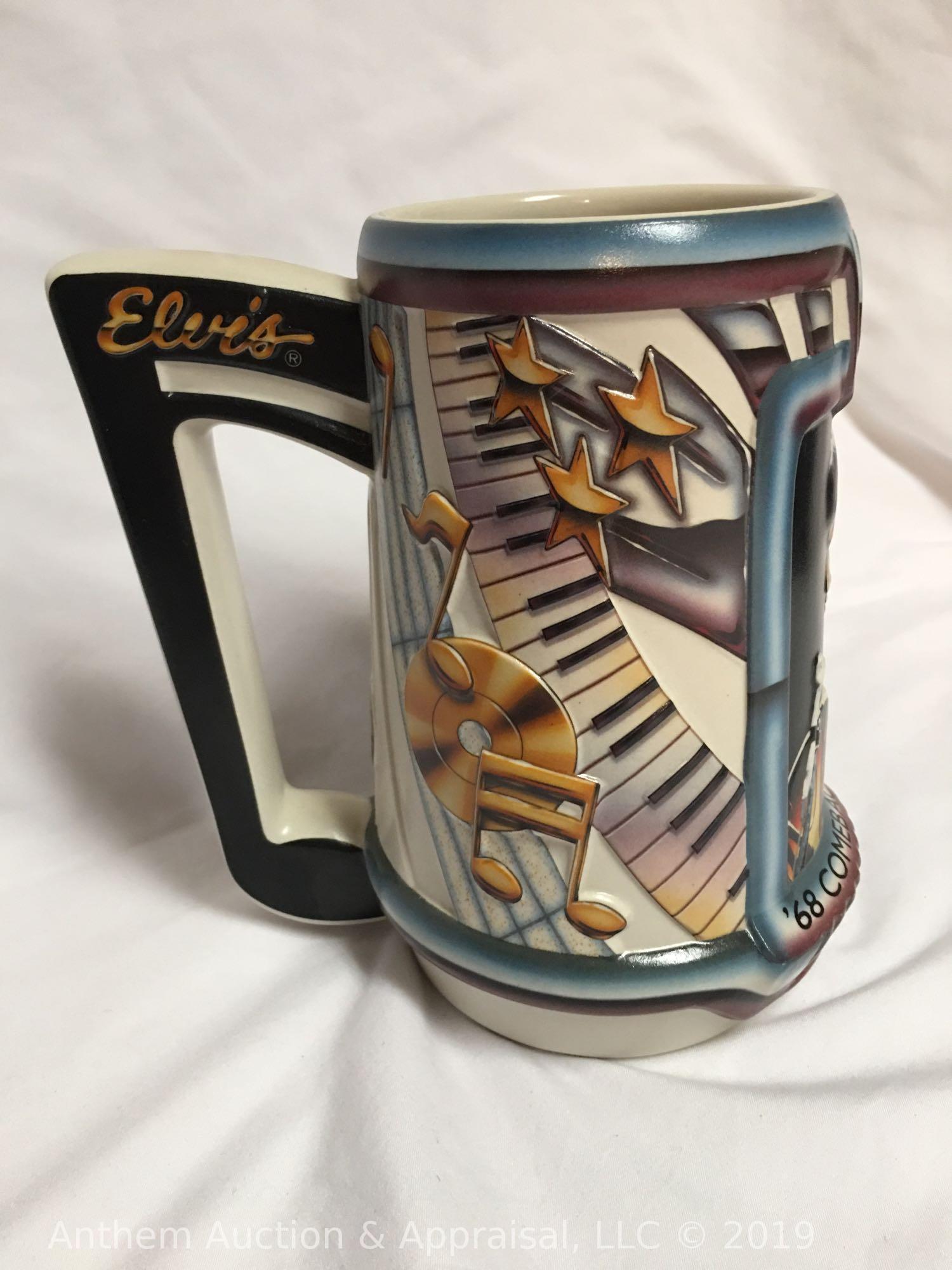 Elvis Presley 1968 comeback special Stein with certificate of authenticity