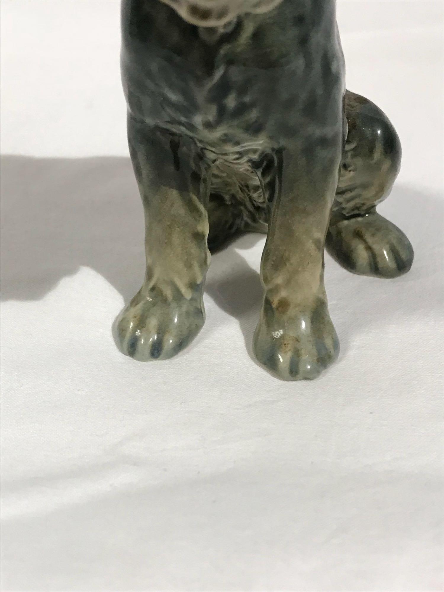 Vintage Goebel Germany Ceramic Schnauzer Dog Figurine