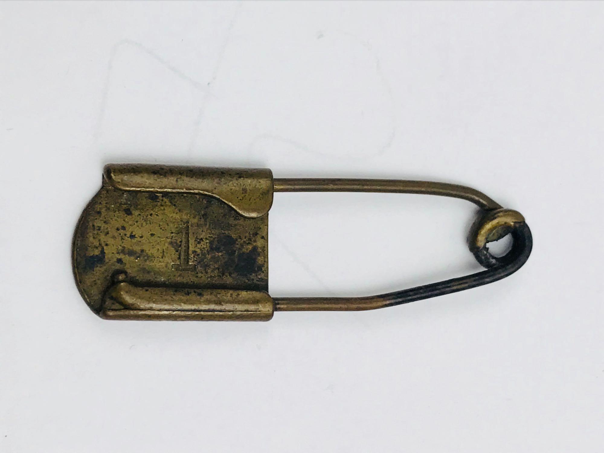 Vintage Brass Safety Pin