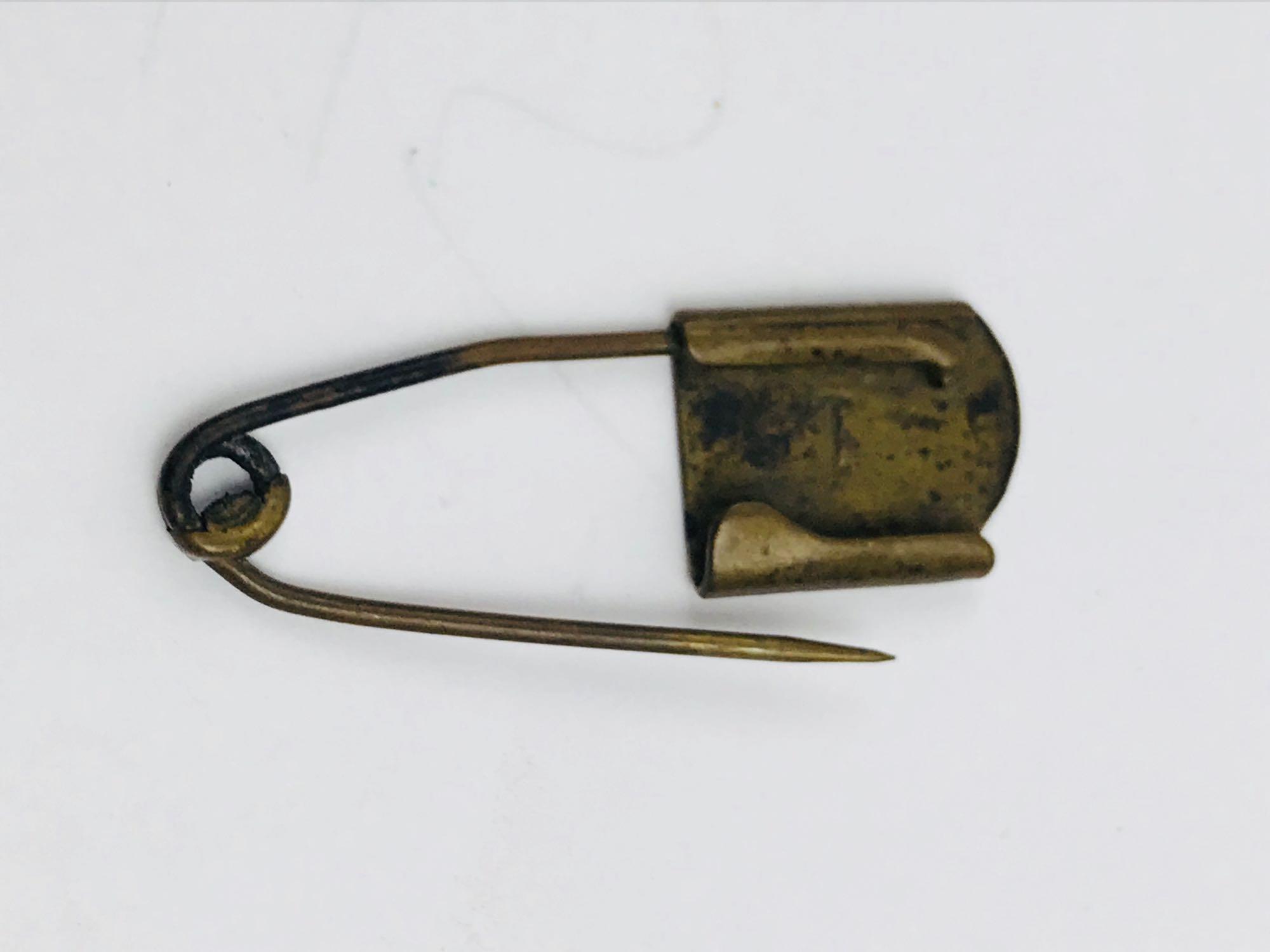 Vintage Brass Safety Pin