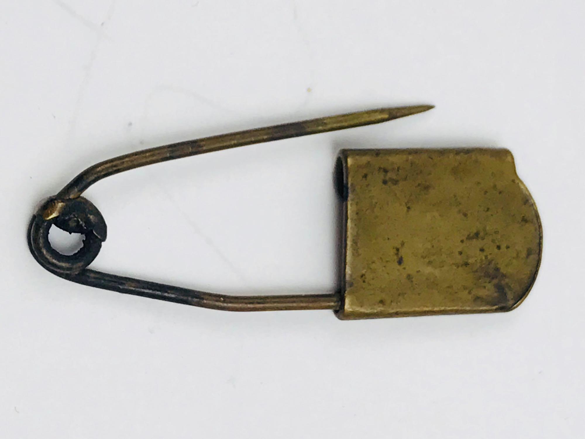 Vintage Brass Safety Pin