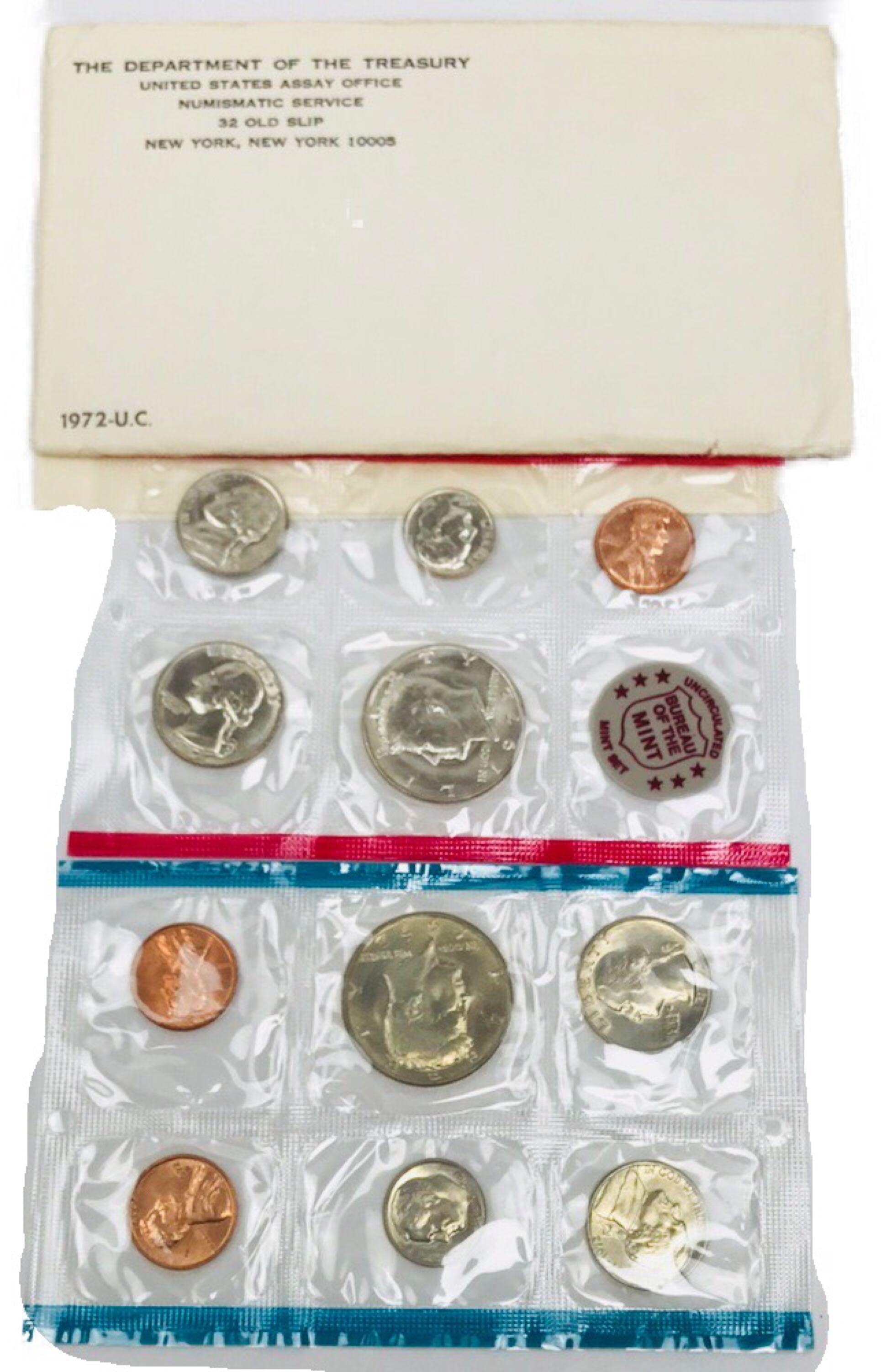 1972 Uncirculated U.S. Mint Proof Set