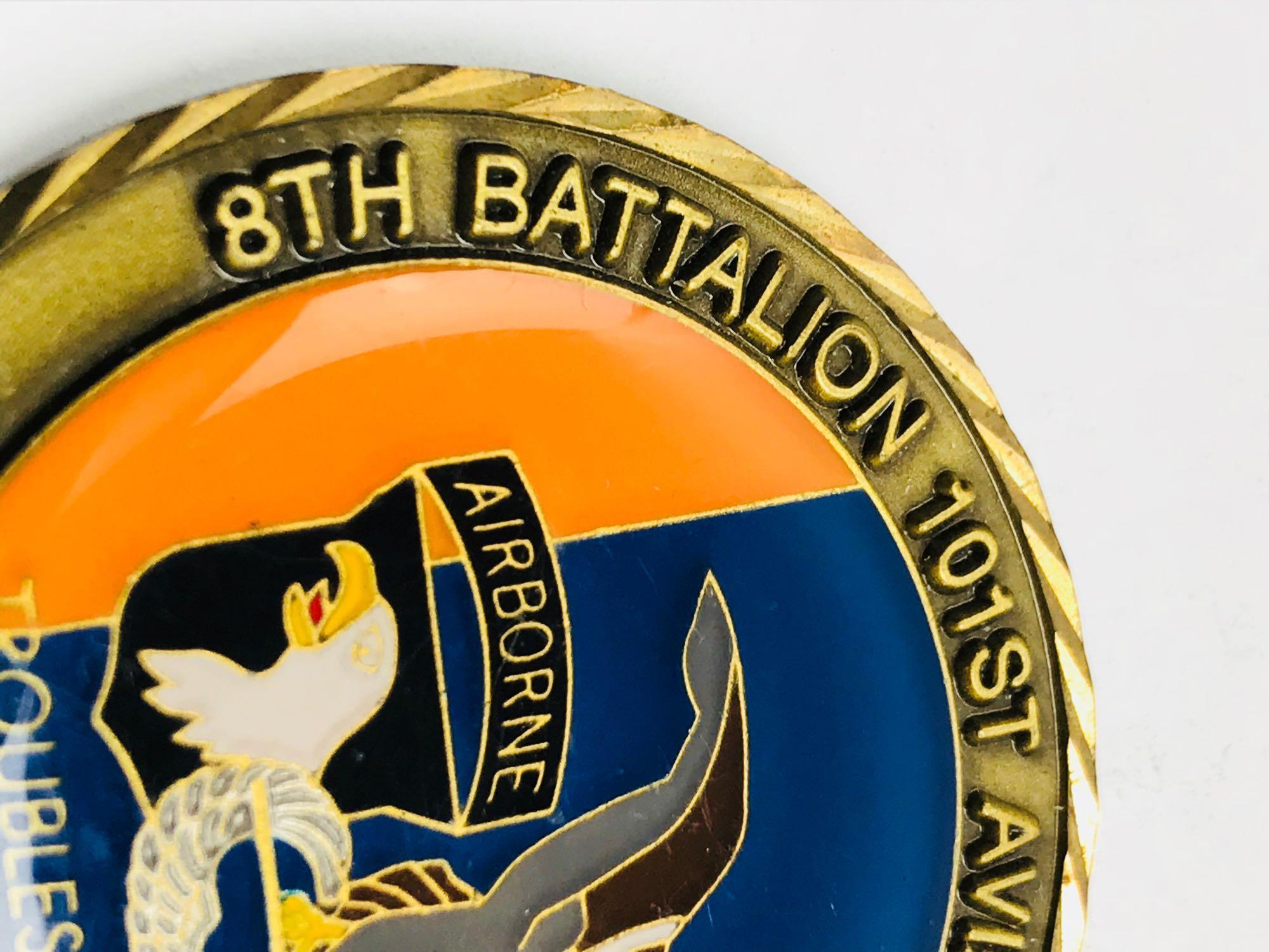 1st Airborne Air Assault Army Challenge Coin, Award for Excellence Presented by the Commander