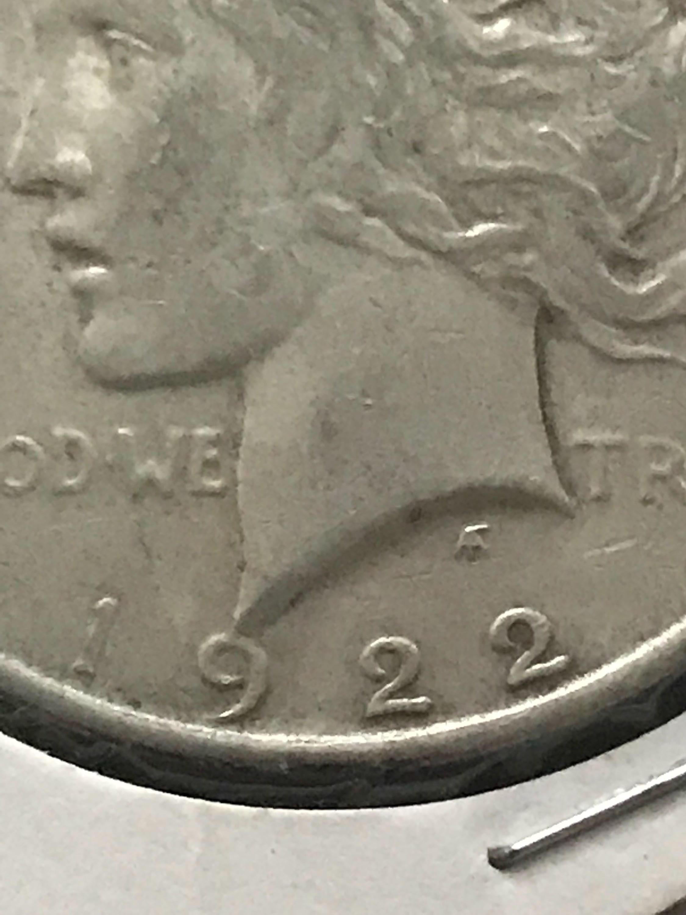 1922 Peace Dollar Silver