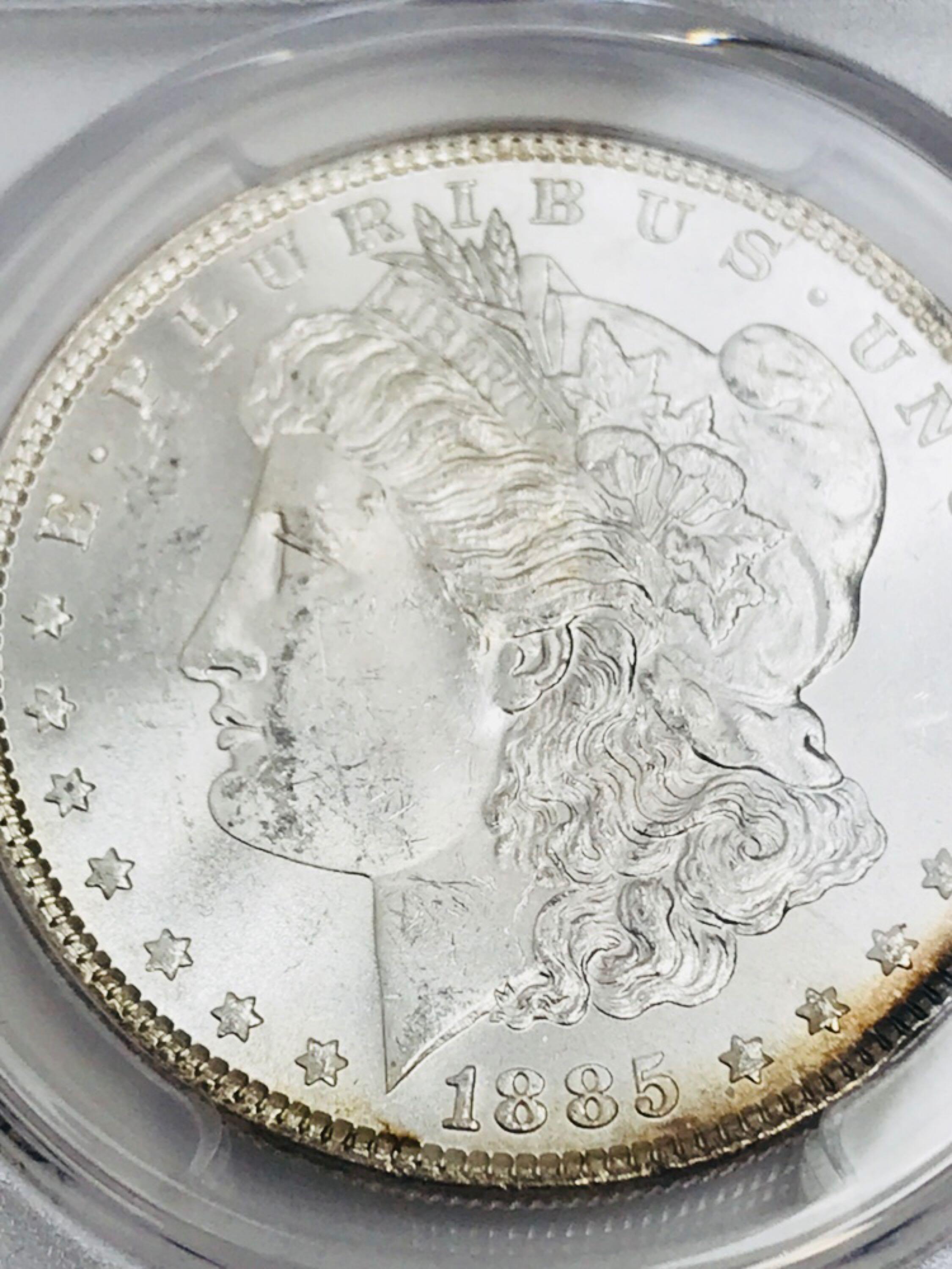 1885 Morgan Silver Dollar MS-63