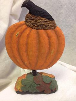 NIB - Pumpkin Bobble Head - Bethany Lowe Designs lot 3