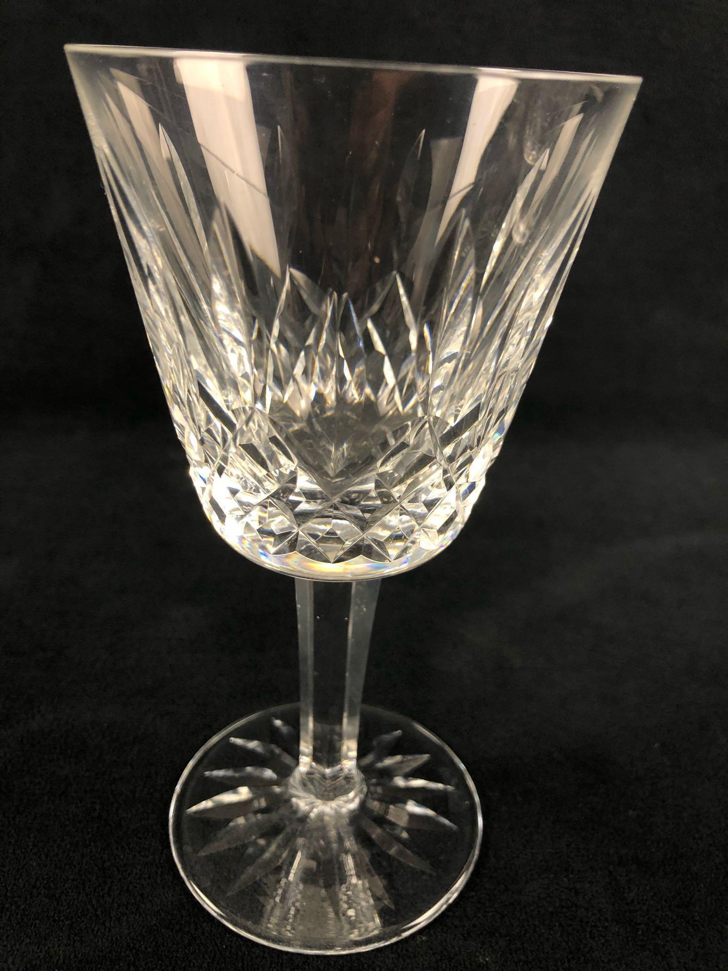 12 Waterford Crystal Clear Lismore Cordial Glasses