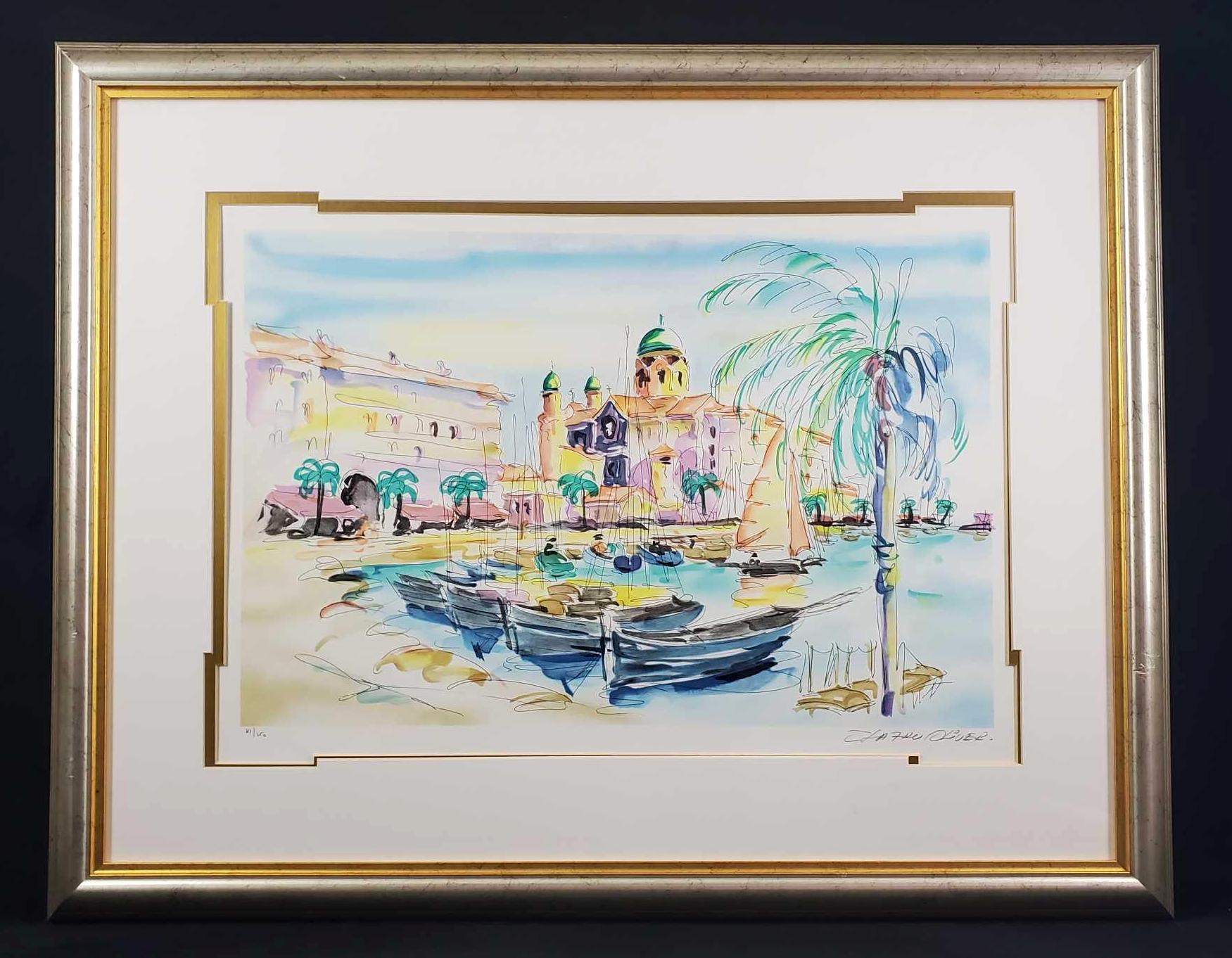Print Watercolor by Zlatku Oliver, Signed