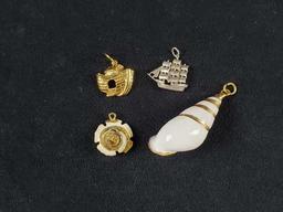 Out Of The Sea Nautical Pendants Lot of 4