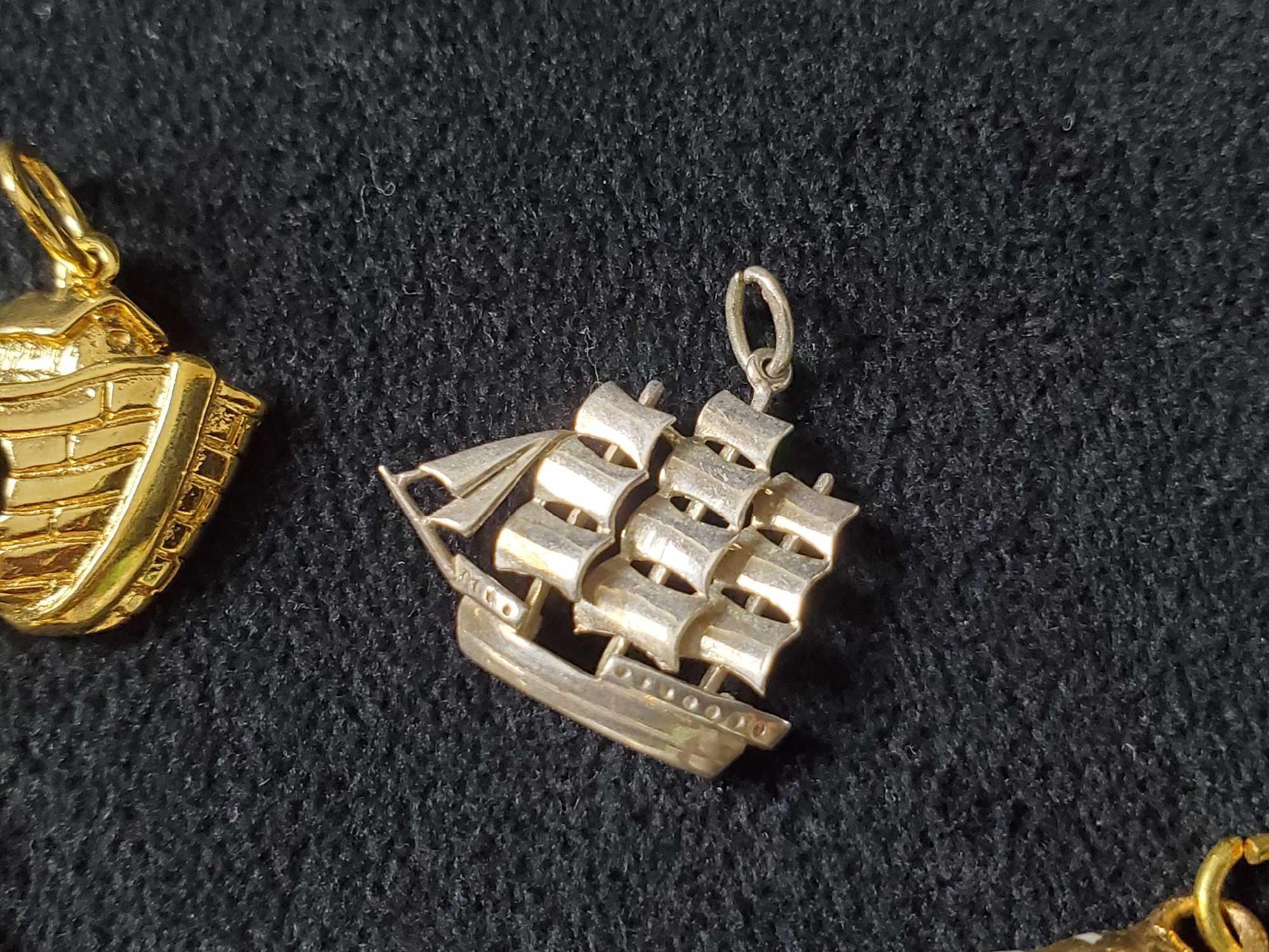 Out Of The Sea Nautical Pendants Lot of 4