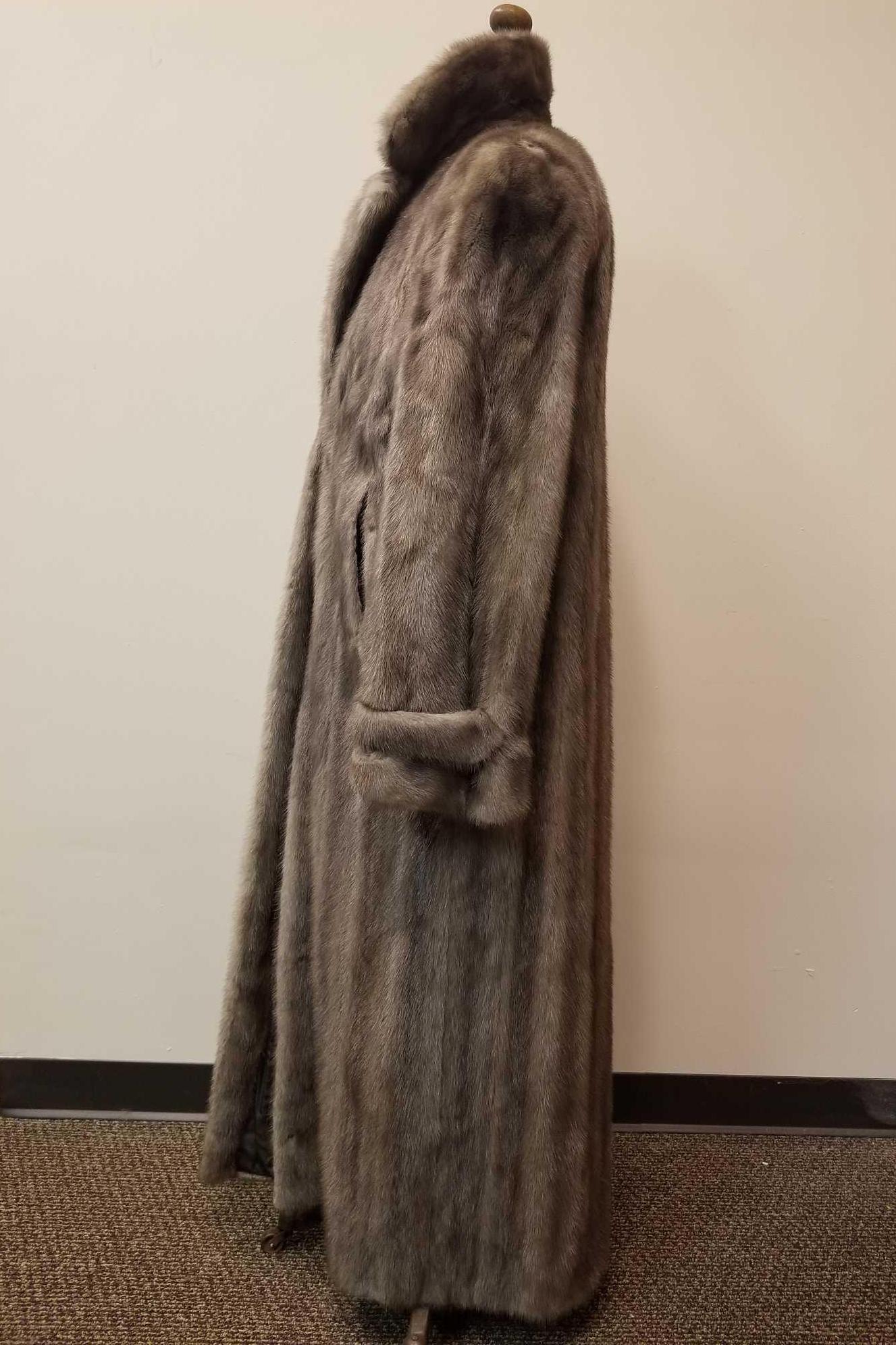 Long Mink Fur Coat By Jones Furs